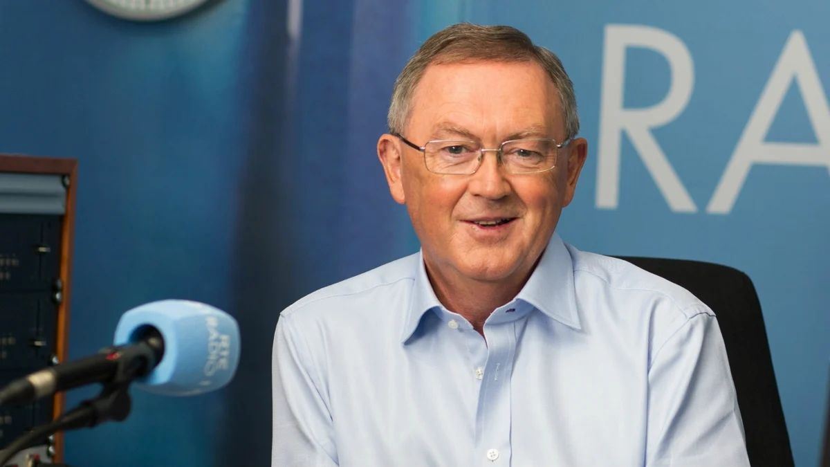 Seán O'Rourke in the RTÉ Radio 1 studio